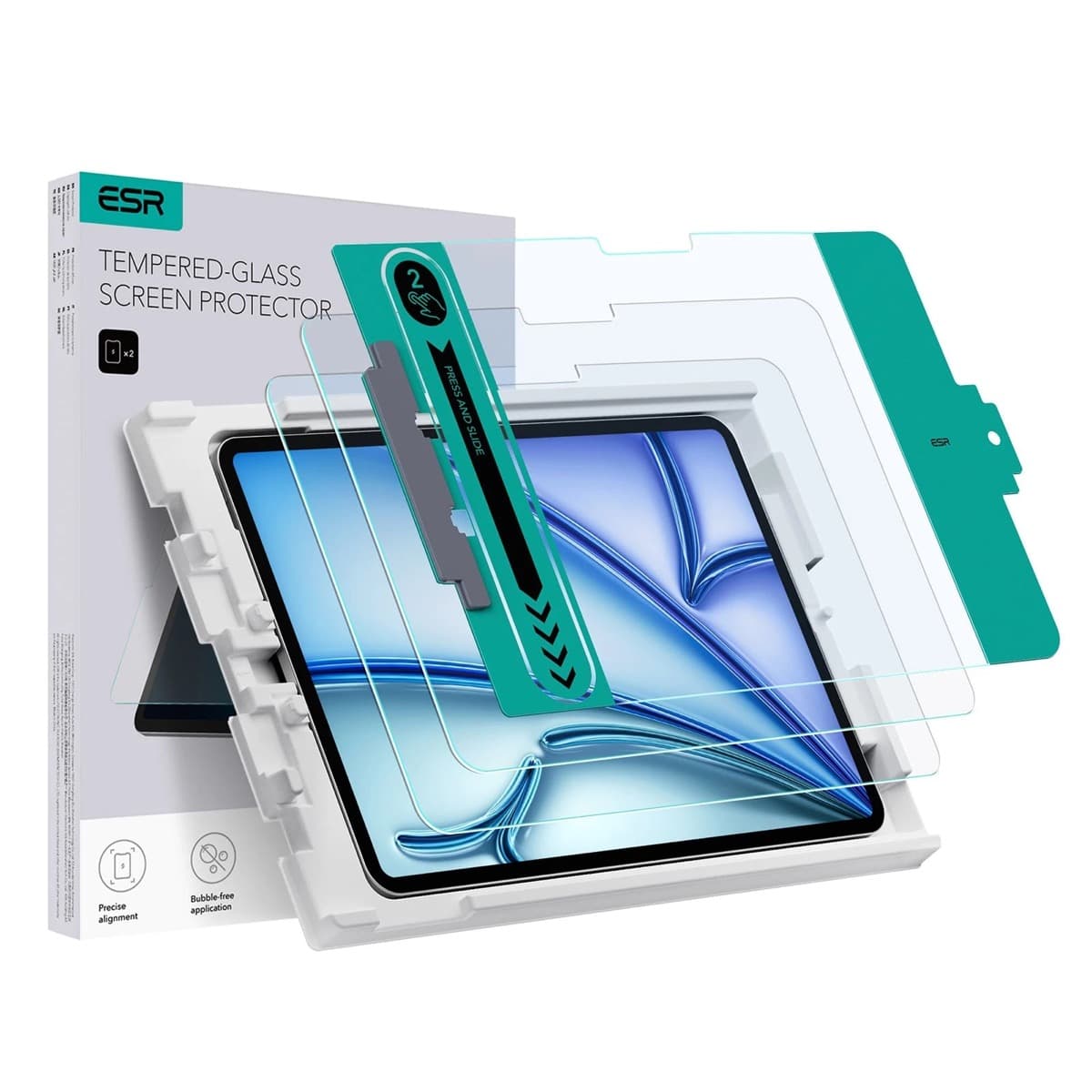 ESR tempered glass screen protector product photo