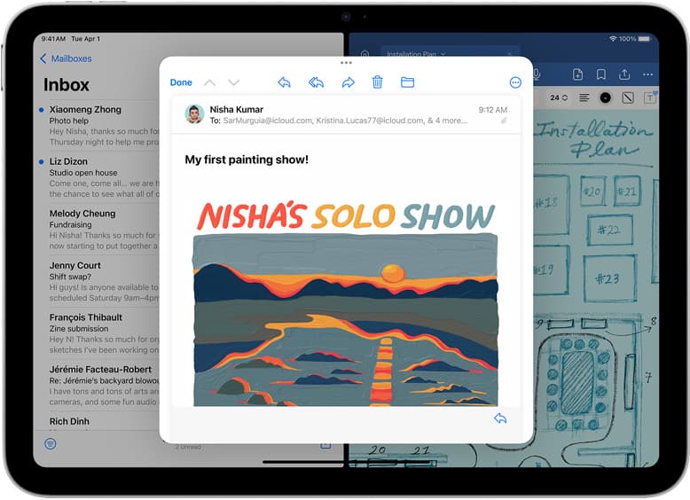 iPad files and study workflow