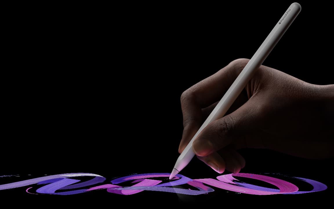 Apple Pencil Pro tip-end close-up