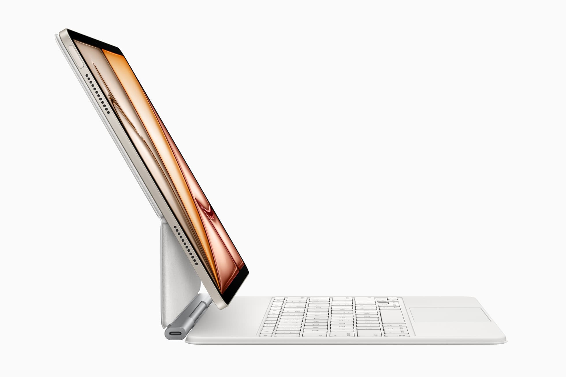 Kickstand case style with keyboard setup