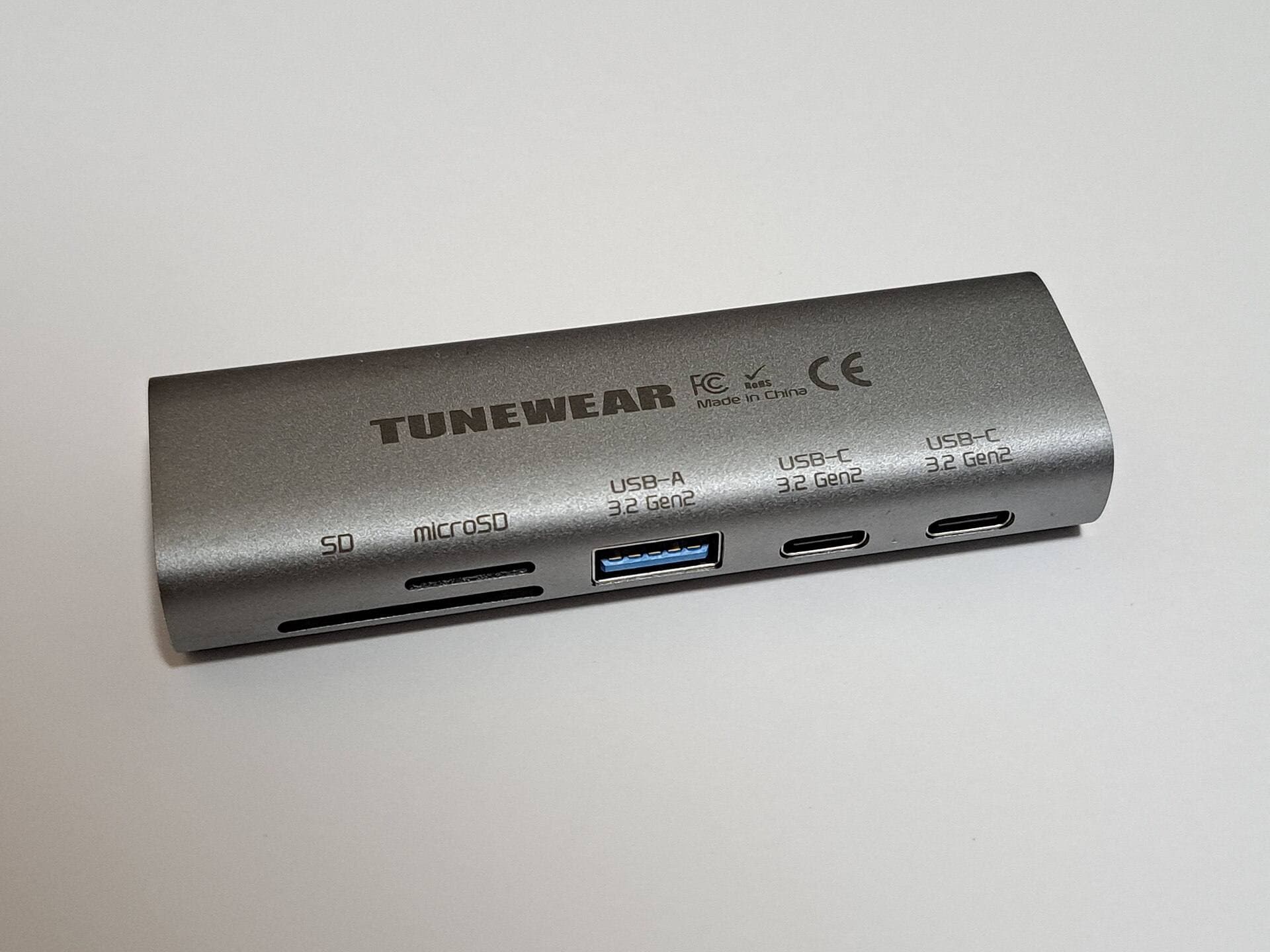 iPad connected to external display through USB-C