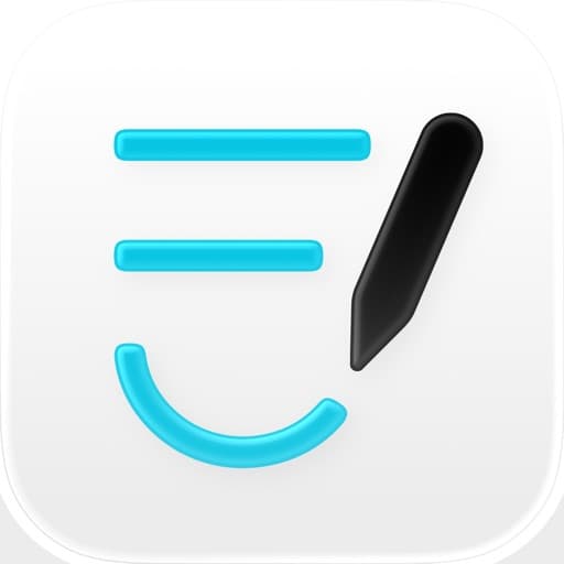 Goodnotes handwriting workspace on iPad